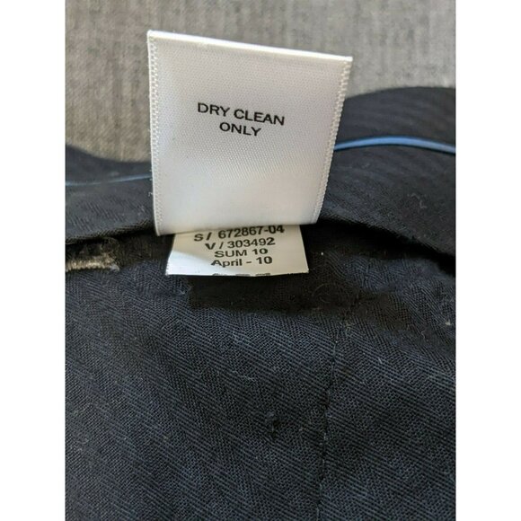 Banana Republic Men's 100% Wool Dress Pants Gray Straight Flat Lined Size 30x30 - Picture 7 of 7